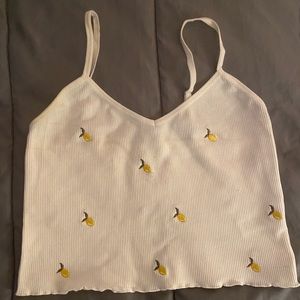 Cropped tank top size small